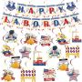 Labor Day Party Decorations,Include Happy Labor Day Banner