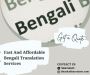 English To Bengali Translation Services in India