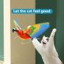 Feathered Frenzy – Rotating Cat Bird Toy