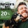 Pet Dad's Day with DiscountPetMart-Get 20% Off on All Orders