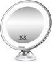 Luna Lux 10X Magnifying Mirror: Unveil True Beauty with Natu