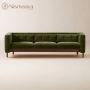 Buy Modern Teak Wood 3 Seater Sofa 