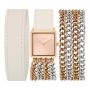 Dream Wrap Watch | Stylish Square Gold Ivory Watch By Rubato