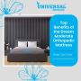 Top Benefits of the Dream Moderate Orthopedic Mattress