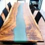 Transformative Epoxy Dining Tables by Woodensure