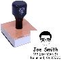 Avatar Rubber Stamp - Personalized Mailing Stamper
