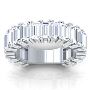 Enduring Love Emerald Cut Diamond Four Prong Wedding Ring (6