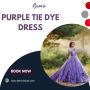 Purple Tie Dye Dress