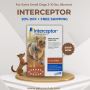 Save 20% on Interceptor for Extra Small Dogs 2-10 lbs 