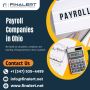 Payroll Companies in Ohio | Finalert LLC