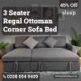3 Seater Regal Ottoman Corner Sofa Bed | 45% Off