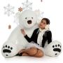 Get a Cuddly Polar Bear Teddy - Giant Teddy