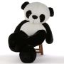 Lovable Stuffed Panda Bear by Giant Teddy
