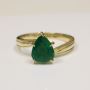 Purchase Pear Shape Emerald Solitaire Ring (1.78cts)