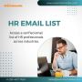 Get the HR Email List to Connect with HR 