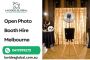 Open Photo Booth Hire in Melbourne | Call 0417399273