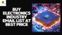 Buy the Best Electronics Industry Email List Today