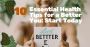 ✅ 10 Essential Health Tips for a Better You: Start Today