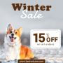 Winter Sale! Get 15% Off on All Pet Supplies + Free Shipping