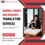 Banking, Finance and Insurance Translation Services in India