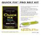 Spectrum Labs Quick Fix Pro Belt Kit | Synthetic Urine Solut