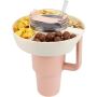 Portable Multifunction Snack Bowl Eco-Friendly Divider Tray