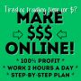 Discover the Secret to Earn $900 Daily; 2 Hr/Day; Flex WFH