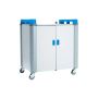 Laptop Charging Trolley Station 16-Bay Cabinet 