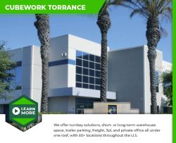 Flexible Office Space at Cubework Torrance with no hidden fe