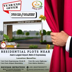 Book Plot in Dholera Smart City by Just 700Rs/Sq.Feet