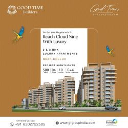 2&3 BHK luxury flats for sale at Kollur | Shreevatsavam by G