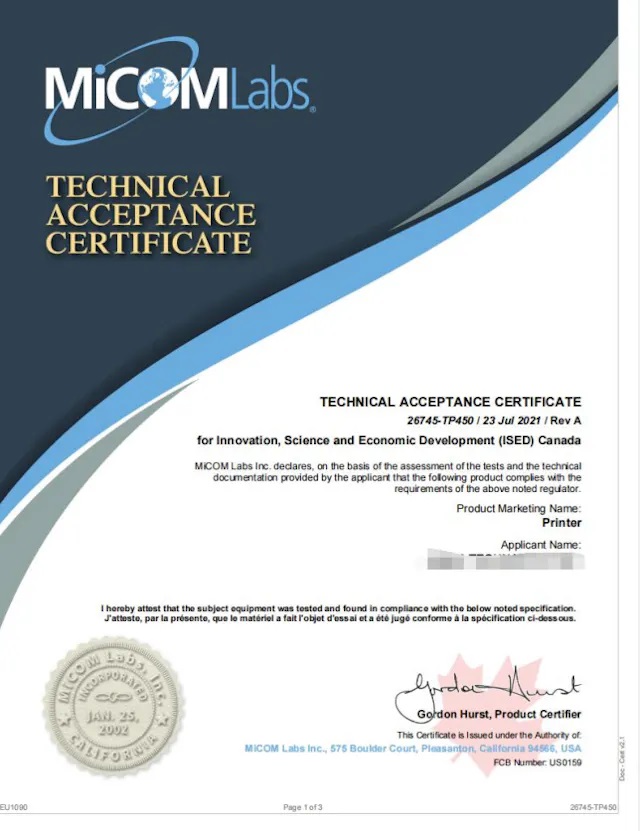 IC Certification