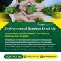 Top Environmental Services Email List by Revenue Size