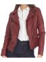 Revamped for Riders: Full Hand Maroon Leather Biker Jacket