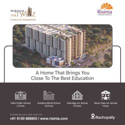 2 Bhk Flats for Sale in Bachupally | The Twinz by Risinia