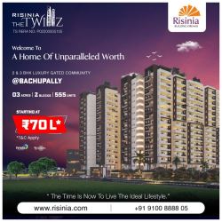 2 Bhk Flats for Sale in Bachupally | The Twinz by Risinia