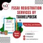 Get FSSAI Registered Hassle-Free: TaxHelpdesk's Assistance