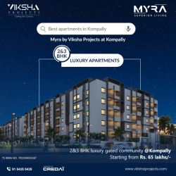 Apartments for sale in Kompally | Myra Project