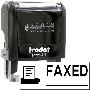 Self-Inking Faxed with Machine Stamp