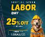 Labor Day Pet Care Sale - 25% Off + Free Shipping