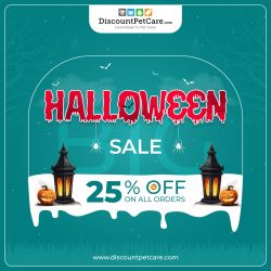 Halloween Deals at DiscountPetCare: 25% Off + Free Shipping!