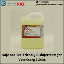 Safe and Eco-Friendly Disinfectants for Veterinary Clinics