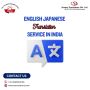 Expert English to Japanese Translation Services in India