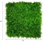 Lush Fern Artificial Green Wall 40" x 40"