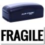 Large Bold Fragile Pre-Inked Stamp