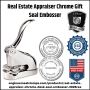 Real Estate Appraiser Chrome Gift Seal Embosser - eSeal Incl