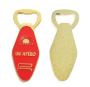 Red Enameled Gold Plated Zinc Alloy Bottle Opener