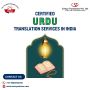 Certified Urdu Translation Services in India