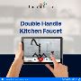 Double Handle Kitchen Faucet with Classic Charm