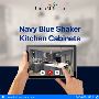 Select Bold Navy Blue Shaker Cabinets